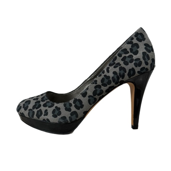 Circa Joan & David Leopard Print Genuine Leather Platform Heels Women’s Sz 6 - Picture 1 of 16